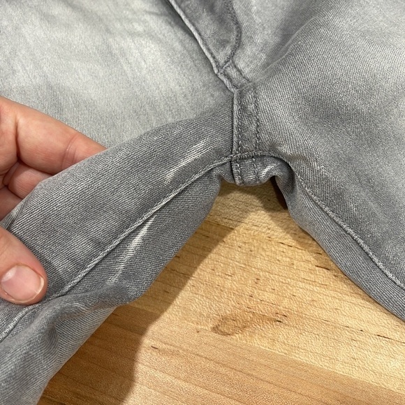 DL1961 Margaux Instasculpt Ankle Skinny Jeans in Willamina Raw Hem Size 24 Grey - Picture 16 of 16